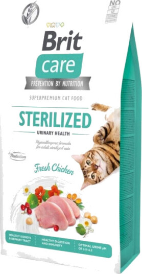 Brit Care Kattemat Kylling Kornfri for Steriliserte Katter 7 kg