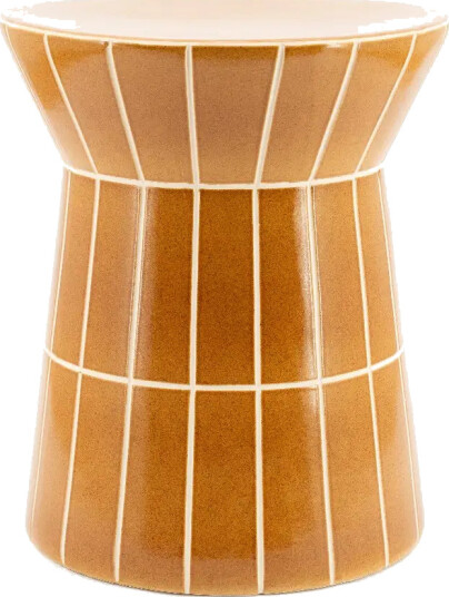 By Boo TileTastic 2 sidebord   mustard 38x38x45 cm
