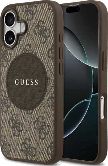 Guess 4G Circle MagSafe deksel til iPhone 17 - Brun