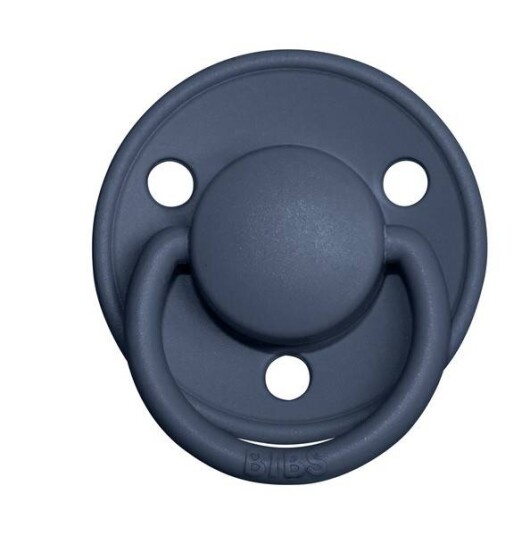 Bibs De Lux Smokk Silicone Steel Blå