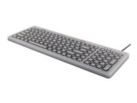 DELTACO TB-508 - Tastatur - bakgrunnsbelyst - USB - Nordisk - grå, svart DELTACO TB-508 - Tastatur - bakgrunnsbelyst - USB - Nordisk - grå, svart