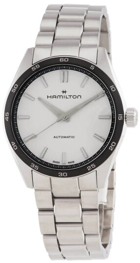 Hamilton Herreklokke H36205110 Jazzmaster Performer Hvit/Stål Ø38 mm
