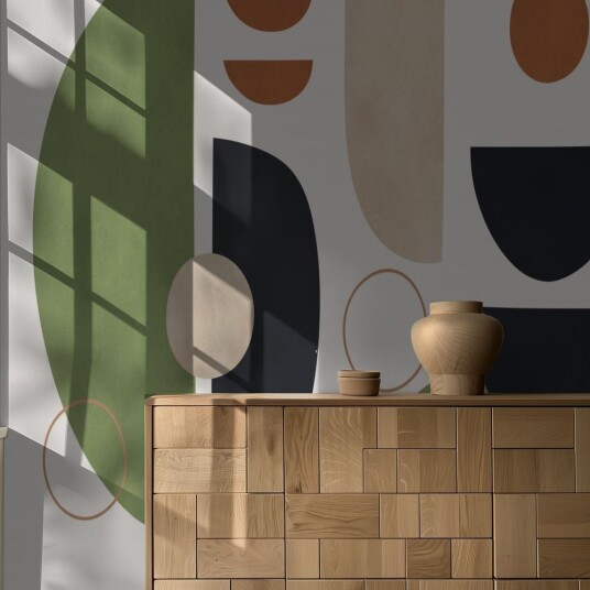 Tapet – Minimalistisk geometrisk mønster Tapet – Minimalistisk geometrisk mønster