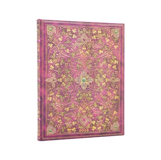 2026 Diamond Jubilee (Sangorski & Sutcliffe) Ultra 12 month Verso Hardcover Flexi Dayplanner 2026 (Elastic Band Closure)