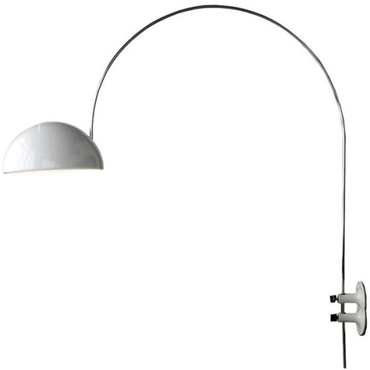 Oluce Coupé 1159R Vegglampe Hvit