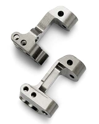Traxxas 5536X L/R Aluminum Caster Blocks 25 Degree Blue Jato