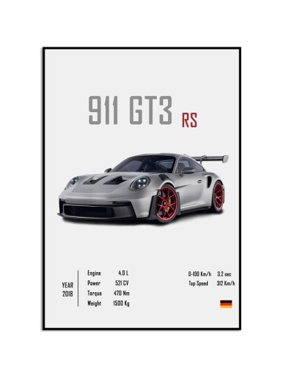 Plakat 911 GT3 RS