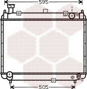 VAN WEZEL 53002233 Radiator motorkjøling
