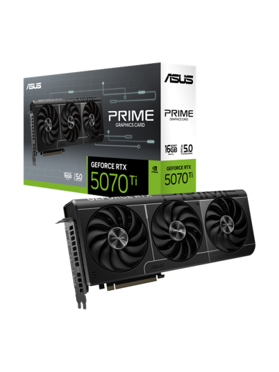 ASUS GeForce RTX 5070 Ti 16GB PRIME grafikkort ASUS GeForce RTX 5070 Ti 16GB PRIME grafikkort