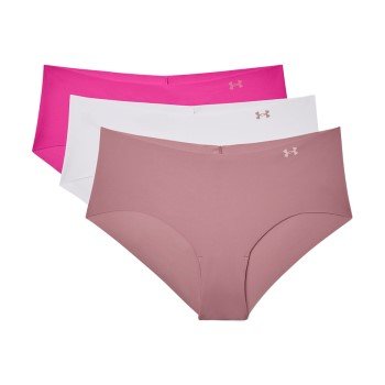 Under Armour Truser 3P Pure Stretch Hipster 1325 Rosa/Hvit Small Dame Under Armour Truser 3P Pure Stretch Hipster 1325 Rosa/Hvit Small Dame