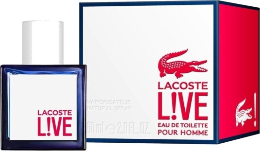 Lacoste Live Eau de Toilette 60ml for Men - Treaktig Duft med Mysk, Sandeltre og Appelsin