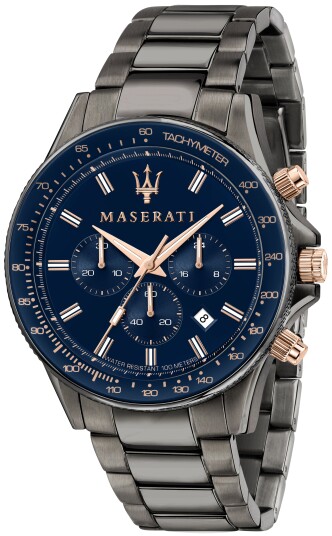 Maserati Herreklokke R8873640001 Sfida Blå/Stål Ø44 mm