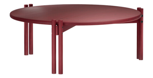 Karup Design Sticks Salongbord Lavt Valmuerødt