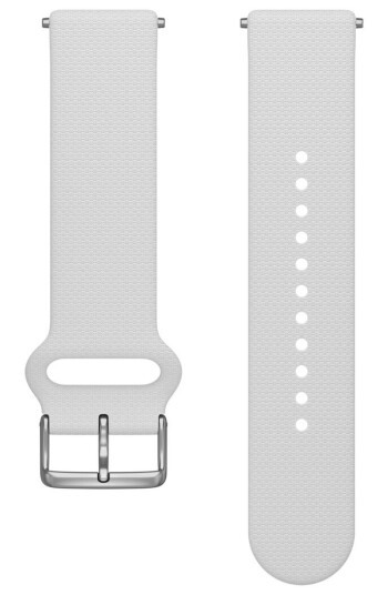 POLAR SILIKONARMBÅND 20 MM S-L, HVIT