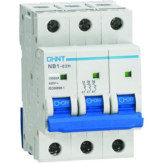 Chint Overbelastningsvern 3P 63A 10KA Cenika - 1601162 Chint Overbelastningsvern 3P 63A 10KA Cenika - 1601162