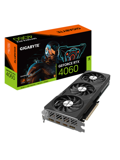 GIGABYTE GeForce RTX 4060 GAMING OC 8GB GDDR6 - 8GB GDDR6 RAM - Grafikkort