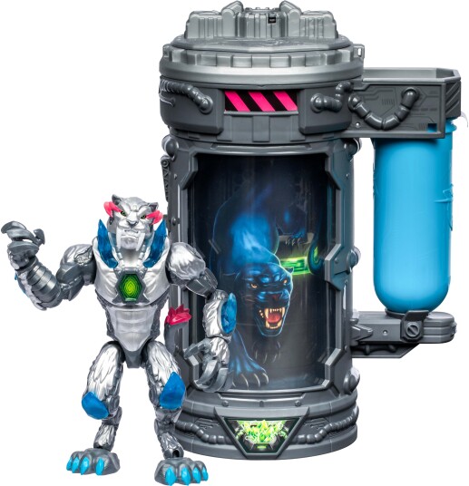 MrBeast Lab Metallic Panther Mutator Actionfigur - 26 cm i Plast