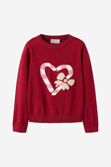 Name It Genser nmfReamo LS Knit Rød Name It Genser nmfReamo LS Knit Rød
