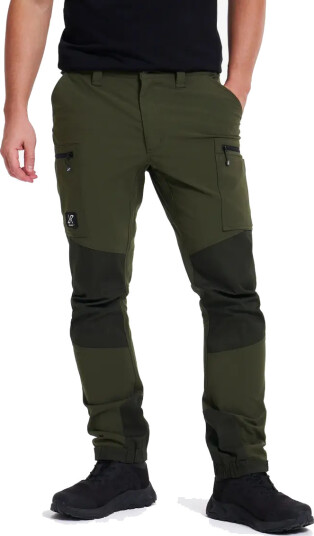 Revolutionrace Nordwand Stretch Pants Herre Forest Night/Rosin Green 2XL Turbukse & Fritidsbukse
