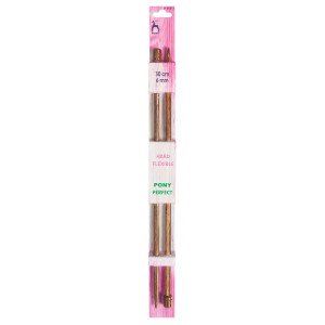 Pony Perfect Strikkepinner/Jumperpinner Tre 30cm 6,00mm / 11.8in US10