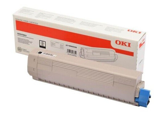 OKI - high capacity - black - original - toner cartridge - Laser toner Svart OKI - high capacity - black - original - toner cartridge - Laser toner Svart