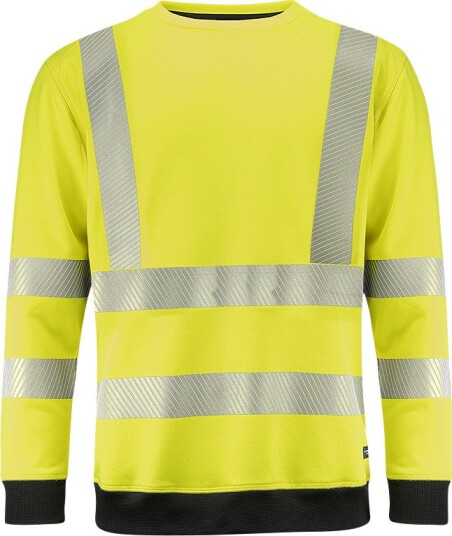 Texstar Skjorte Sw19 Hi-Vis Gul/Svart, Varsel S Texstar Skjorte Sw19 Hi-Vis Gul/Svart, Varsel S