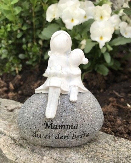 Budskapfigur m/tekst "Mamma du er den beste" Budskapfigur m/tekst "Mamma du er den beste"