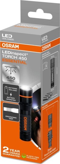 Osram LEDinspect 450 Essential lommelykt - 450 lm Osram LEDinspect 450 Essential lommelykt - 450 lm