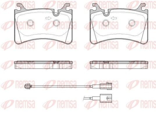 Bremseklosser REMSA 1817.02 Bremseklosser REMSA 1817.02