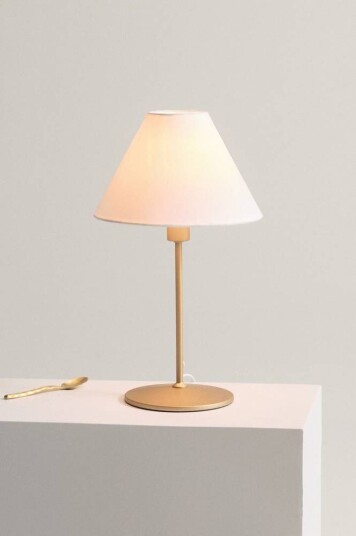 Jotex ASTA bordlampe Gull/hvit 1687979-01-0 1687975-01-0