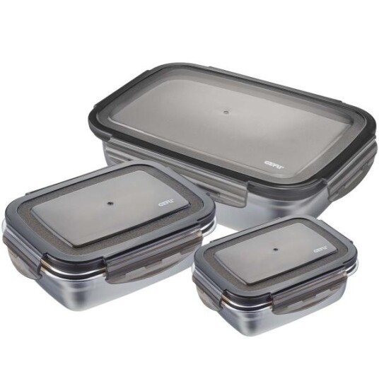 Gefu Preppo matbeholder 3 stk 350 ml, 850 ml, 1,8L Gefu Preppo matbeholder 3 stk 350 ml, 850 ml, 1,8L