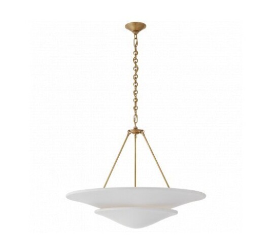 Mollino Large Tiered Chandelier Antique Brass Mollino Large Tiered Chandelier Antique Brass
