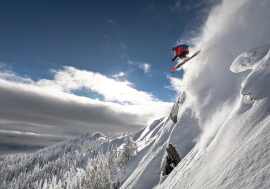 Extreme Mountain Ski Jump Plakat / 21x30 Extreme Mountain Ski Jump Plakat / 21x30