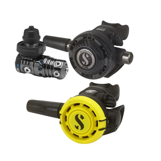 Scubapro Regulator sett MK25EVO BT/G260 Carbon BT/R105 Octopus Scubapro Regulator sett MK25EVO BT/G260 Carbon BT/R105 Octopus