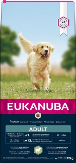 Eukanuba Adult Small Medium Lam Ris Tørrfôr 12 Kg