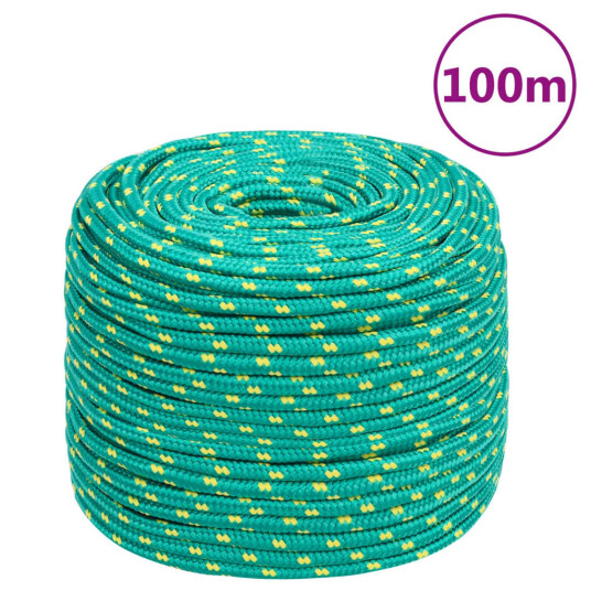 Båttau grønn 10 mm 100 m polypropylen Båttau grønn 10 mm 100 m polypropylen