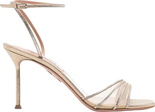 Aquazzura Dame Sko Beige 36 1/2 EU,