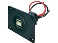 PROCARE ProCar 67322501 USB-indbygnings-dobbeltstikdåse Tilladt belastning strøm maks.: 5 A