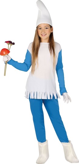 Fiestas Guirca Smurf Kjole Barn Kostyme Large 81559