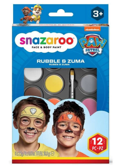 Snazaroo Paw Patrol Make-up Colorset Rubble & Zuma 791109 Snazaroo Paw Patrol Make-up Colorset Rubble & Zuma 791109
