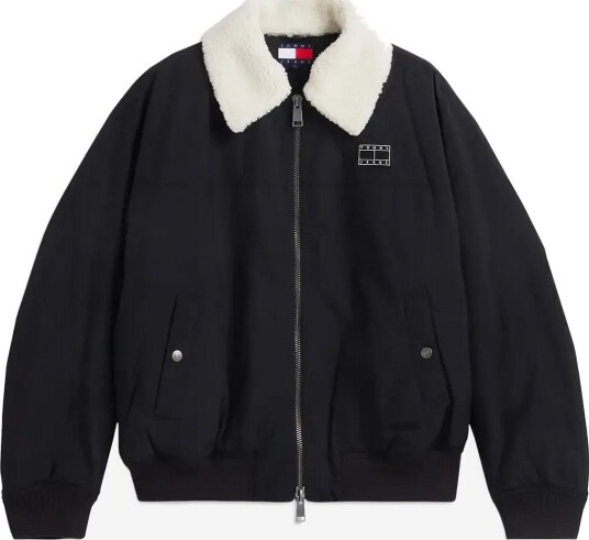 Tommy Jeans Tjm Flag Aviator Jacket   BLACK   M