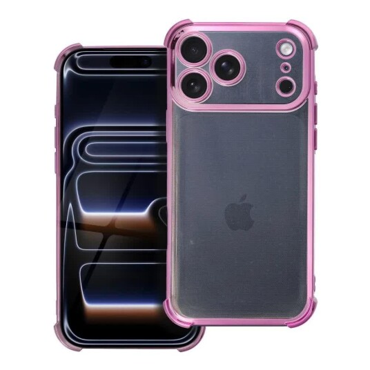 OEM Antishock Electro Deksel for iPhone 17 Pro Max Rosa