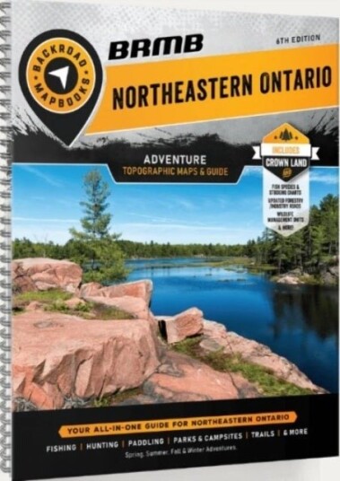 Kart Northeastern Ontario Backroad Kartbok