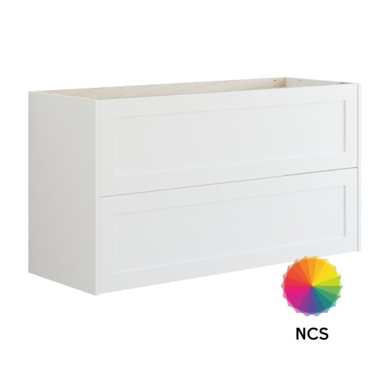 Dansani Inzo Classic Ramme Servantskap 2 Skuff B60 120xh64xd44cm NCS Farge / 120cm