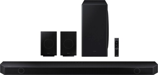 Samsung HW-Q930B 9.1.4 kanals soundbar med subwoofer og bakhøyttalere