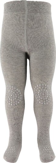 GObabyGO Strømpebukser Grey Melange 0-6 mdr