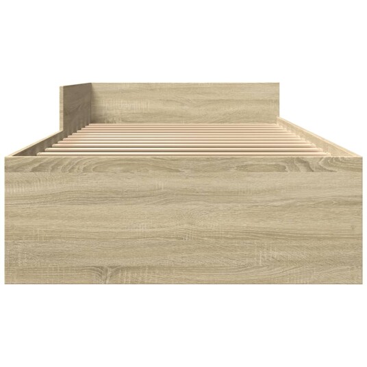 Sengeramme sonoma eik 100x200 cm konstruert tre 8721102821899