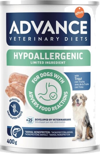 Affinity Advance Veterinary Diets våtfôr Veterinary Hypoallergenic Diets Ørret 6 x 400 g