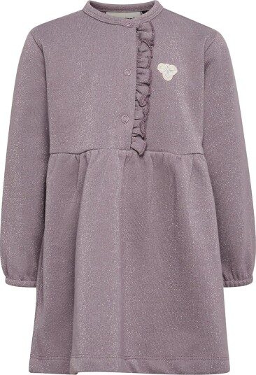 Hummel Kjole hmlMini Grå Ridge Hummel 1 år (80) Kjole Lilla Hummel Kjole hmlMini Grå Ridge Hummel 1 år (80) Kjole Lilla