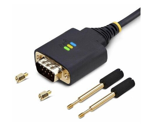 StarTech.com 1ft (30cm) USB to Serial Adapter Cable COM Retention RS232 - USB / serial cable - USB to DB-9 - 30.5 cm